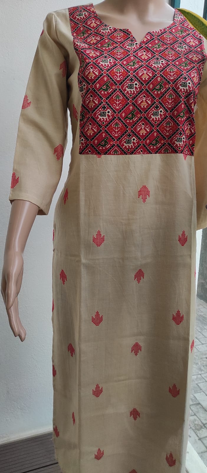 Pink Pashmina Silk with Patola Designer Foil Print Work Gown - PrazuFashion  - 4033555